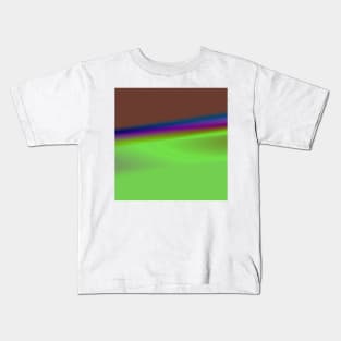 red blue green texture art Kids T-Shirt